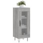 vidaXL Aparador madera de ingeniería gris Sonoma 34,5x34x90 cm vidaXL Aparador madera de ingeniería gris Sonoma 34,5x34x90 cm