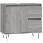 vidaXL Armario de baño madera contrachapada gris Sonoma 65x33x60 cm vidaXL Armario de baño madera contrachapada gris Sonoma 65x33x60 cm