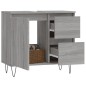 vidaXL Armario de baño madera contrachapada gris Sonoma 65x33x60 cm vidaXL Armario de baño madera contrachapada gris Sonoma 65x33x60 cm