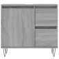 vidaXL Armario de baño madera contrachapada gris Sonoma 65x33x60 cm vidaXL Armario de baño madera contrachapada gris Sonoma 65x33x60 cm