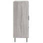 vidaXL Aparador de madera de ingeniería gris Sonoma 69,5x34x90 cm