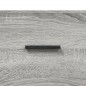vidaXL Aparador de madera de ingeniería gris Sonoma 69,5x34x90 cm