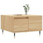 vidaXL Mesa de centro madera contrachapada roble Sonoma 55x55x36,5 cm vidaXL Mesa de centro madera contrachapada roble Sonoma 55x55x36,5 cm