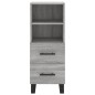 vidaXL Aparador madera de ingeniería gris Sonoma 34,5x34x90 cm vidaXL Aparador madera de ingeniería gris Sonoma 34,5x34x90 cm