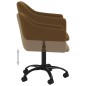 vidaXL Sillas de comedor giratorias 2 unidades terciopelo marrón vidaXL Sillas de comedor giratorias 2 unidades terciopelo marrón