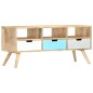 vidaXL Mueble para TV de madera maciza de mango 110x35x48 cm vidaXL Mueble para TV de madera maciza de mango 110x35x48 cm