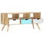 vidaXL Mueble para TV de madera maciza de mango 110x35x48 cm vidaXL Mueble para TV de madera maciza de mango 110x35x48 cm