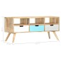 vidaXL Mueble para TV de madera maciza de mango 110x35x48 cm vidaXL Mueble para TV de madera maciza de mango 110x35x48 cm