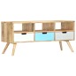 vidaXL Mueble para TV de madera maciza de mango 110x35x48 cm vidaXL Mueble para TV de madera maciza de mango 110x35x48 cm