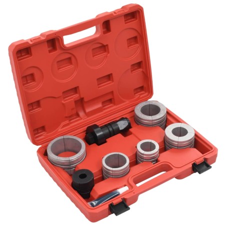 vidaXL Ensanchadores de tuberías 8 piezas acero al carbono y aluminio