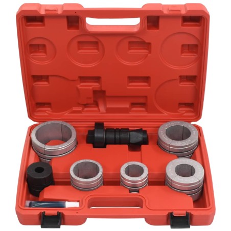 vidaXL Ensanchadores de tuberías 8 piezas acero al carbono y aluminio