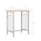 vidaXL Set mesa y sillas altas de cocina 3 piezas madera y acero vidaXL Set mesa y sillas altas de cocina 3 piezas madera y acero
