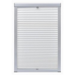 vidaXL Persiana plisada blanca C04 