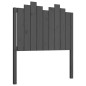 vidaXL Cabecero de cama madera maciza de pino gris 96x4x110 cm vidaXL Cabecero de cama madera maciza de pino gris 96x4x110 cm