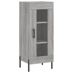 vidaXL Aparador madera de ingeniería gris Sonoma 34,5x34x90 cm