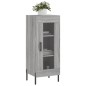 vidaXL Aparador madera de ingeniería gris Sonoma 34,5x34x90 cm vidaXL Aparador madera de ingeniería gris Sonoma 34,5x34x90 cm