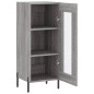 vidaXL Aparador madera de ingeniería gris Sonoma 34,5x34x90 cm vidaXL Aparador madera de ingeniería gris Sonoma 34,5x34x90 cm