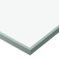 vidaXL Puerta corredera vidrio ESG y aluminio plateado 102,5x205 cm