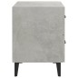 vidaXL Mesita de noche gris hormigón 40x35x47,5 cm vidaXL Mesita de noche gris hormigón 40x35x47,5 cm