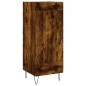 vidaXL Aparador madera de ingeniería roble ahumado 34,5x34x90 cm vidaXL Aparador madera de ingeniería roble ahumado 34,5x34x90 cm