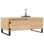 vidaXL Mesa de centro madera contrachapada roble Sonoma 90x50x36,5 cm vidaXL Mesa de centro madera contrachapada roble Sonoma 90x50x36,5 cm