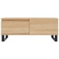 vidaXL Mesa de centro madera contrachapada roble Sonoma 90x50x36,5 cm vidaXL Mesa de centro madera contrachapada roble Sonoma 90x50x36,5 cm