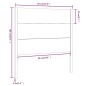 vidaXL Cabecero madera maciza de pino gris 96x4x100 cm vidaXL Cabecero madera maciza de pino gris 96x4x100 cm