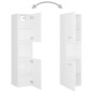 vidaXL Juego de muebles de baño madera de ingeniería blanco vidaXL Juego de muebles de baño madera de ingeniería blanco