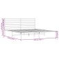 vidaXL Estructura de cama con cabecero metal negro 183x213 cm vidaXL Estructura de cama con cabecero metal negro 183x213 cm