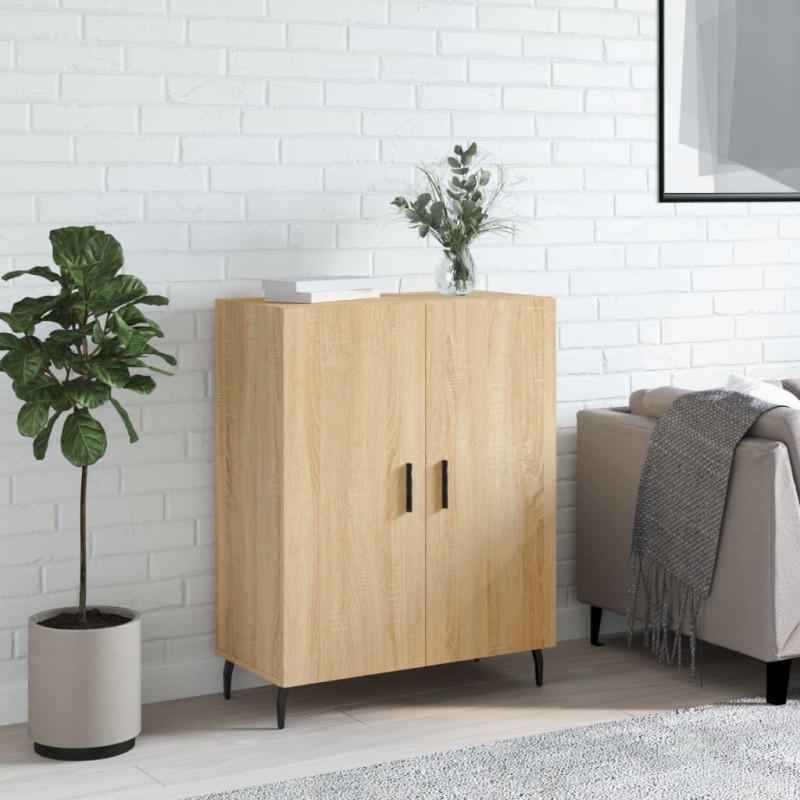 vidaXL Aparador de madera de ingeniería roble Sonoma 69,5x34x90 cm vidaXL Aparador de madera de ingeniería roble Sonoma 69,5x34x90 cm