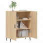 vidaXL Aparador de madera de ingeniería roble Sonoma 69,5x34x90 cm vidaXL Aparador de madera de ingeniería roble Sonoma 69,5x34x90 cm