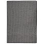 vidaXL Alfombra de exterior de tejido plano gris 140x200 cm