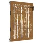 vidaXL Puerta de jardín acero corten diseño bambú 85x125 cm vidaXL Puerta de jardín acero corten diseño bambú 85x125 cm
