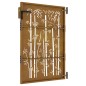 vidaXL Puerta de jardín acero corten diseño bambú 85x125 cm vidaXL Puerta de jardín acero corten diseño bambú 85x125 cm