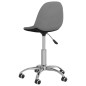 vidaXL Sillas de comedor giratorias 2 unidades tela gris claro