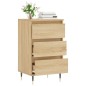 vidaXL Aparador madera de ingeniería roble Sonoma 40x35x70 cm