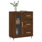 vidaXL Aparador de madera de ingeniería marrón roble 69,5x34x90 cm vidaXL Aparador de madera de ingeniería marrón roble 69,5x34x90 cm