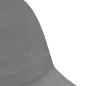 vidaXL Sillas de comedor giratorias 2 unidades tela gris claro