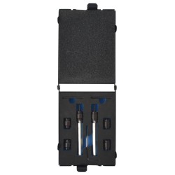 vidaXL Set de fresas para punto de soldadura 9 piezas HSS