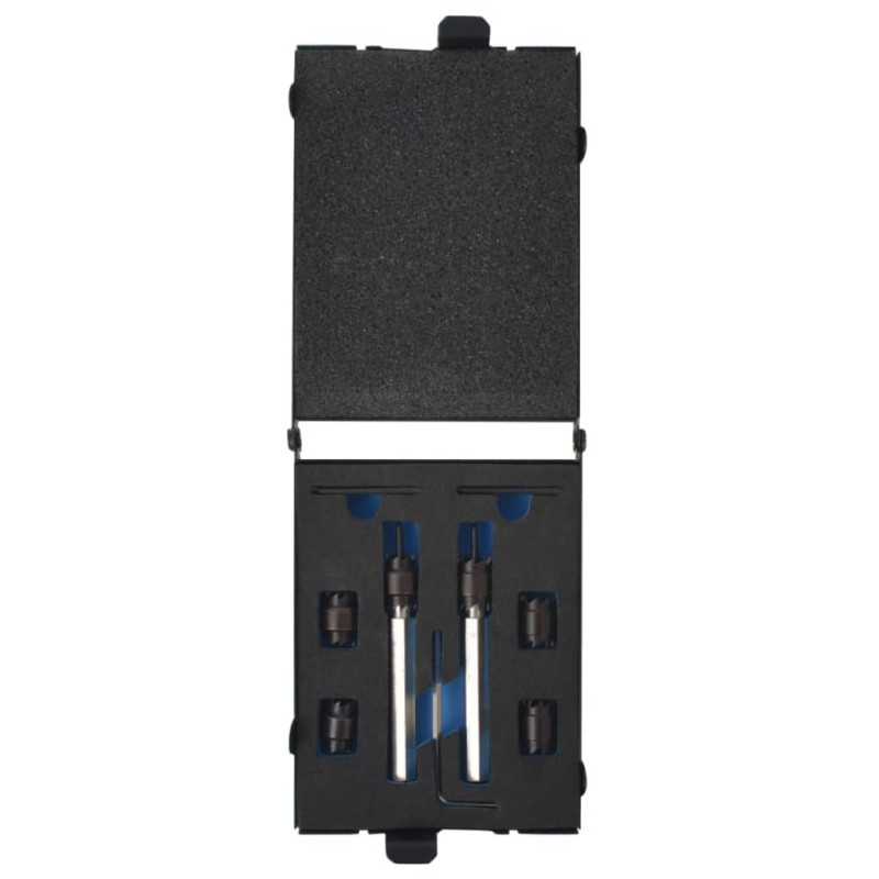 vidaXL Set de fresas para punto de soldadura 9 piezas HSS