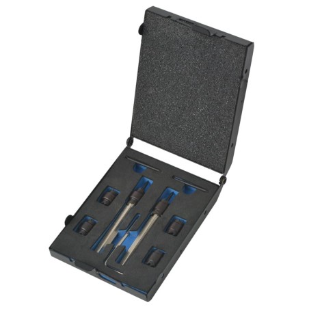 vidaXL Set de fresas para punto de soldadura 9 piezas HSS