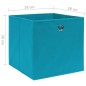 vidaXL Cajas de almacenaje 10 uds tela no tejida azul bebé 28x28x28 cm vidaXL Cajas de almacenaje 10 uds tela no tejida azul bebé 28x28x28 cm