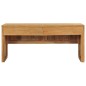 vidaXL Mueble para TV de madera maciza de teca 100x35x45 cm