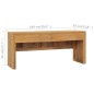 vidaXL Mueble para TV de madera maciza de teca 100x35x45 cm