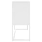 vidaXL Aparador de acero blanco 75x35x75 cm vidaXL Aparador de acero blanco 75x35x75 cm