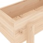 vidaXL Arriate elevado de jardín madera maciza de pino 121x30x38 cm vidaXL Arriate elevado de jardín madera maciza de pino 121x30x38 cm