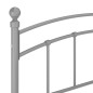vidaXL Estructura de cama de metal gris 180x200 cm vidaXL Estructura de cama de metal gris 180x200 cm