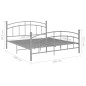 vidaXL Estructura de cama de metal gris 180x200 cm vidaXL Estructura de cama de metal gris 180x200 cm