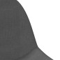vidaXL Sillas de comedor giratorias 2 unidades tela gris oscuro