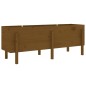 vidaXL Arriate elevado de jardín madera pino marrón miel 160x50x57 cm vidaXL Arriate elevado de jardín madera pino marrón miel 160x50x57 cm